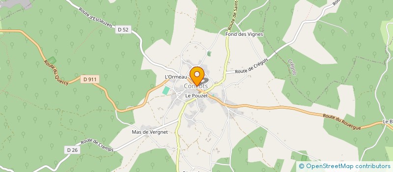 localisation de l'entreprise COMITE DES FETES ET D'ANIMATION DE CONCOTS  CONCOTS