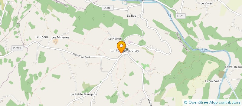 localisation de l'entreprise COMITE DES FETES ET D'ANIMATION DE GIEL- COURTEILLES à GIEL-COURTEILLES