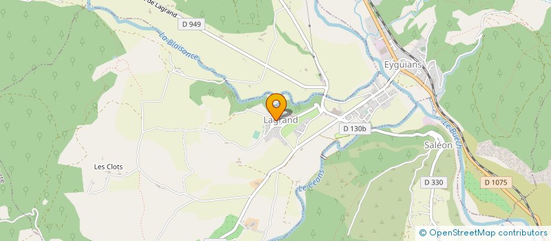 localisation de l'entreprise COMITE DES FETES ET D ANIMATION DE LAGRAND  GARDE-COLOMBE