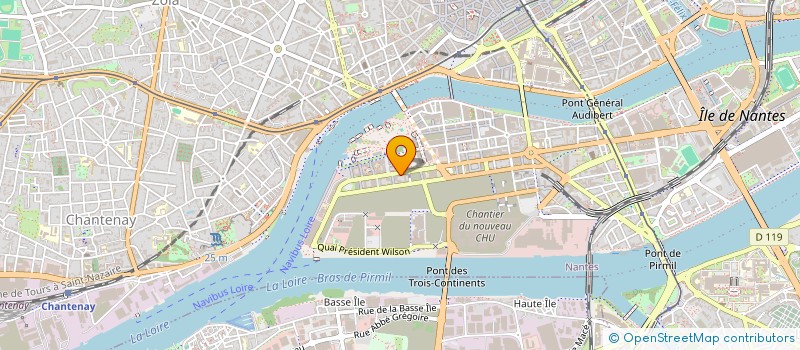 localisation de l'entreprise COMITE DES FETES ET D'ANIMATION ILE DE NANTES à NANTES