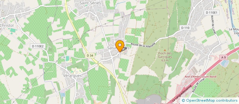 localisation de l'entreprise COMITE DES FETES ET D'ANIMATIONS DE SATURARGUES  SATURARGUES