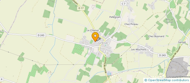 localisation de l'entreprise COMITE DES FETES ET DE BIENFAISANCE  TALMONT