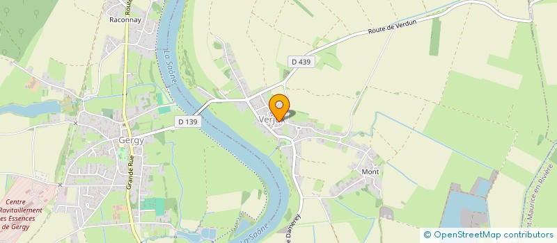 localisation de l'entreprise COMITE DES FETES ET DE BIENFAISANCE DE VERJUX à VERJUX