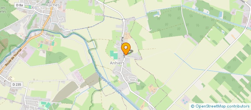 localisation de l'entreprise COMITE DES FETES ET DE LA CULTURE D ANHIERS  ANHIERS
