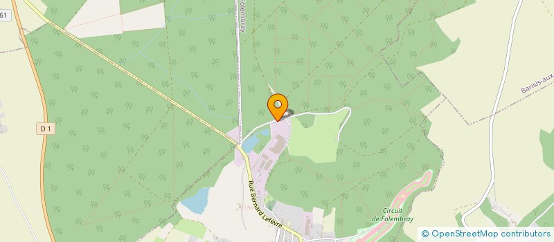 localisation de l'entreprise COMITE DES FETES ET DES LOISIRS  FOLEMBRAY