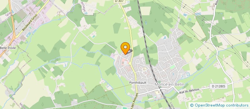 localisation de l'entreprise COMITE DES FETES ET DES LOISIRS DE RUAUDIN  RUAUDIN