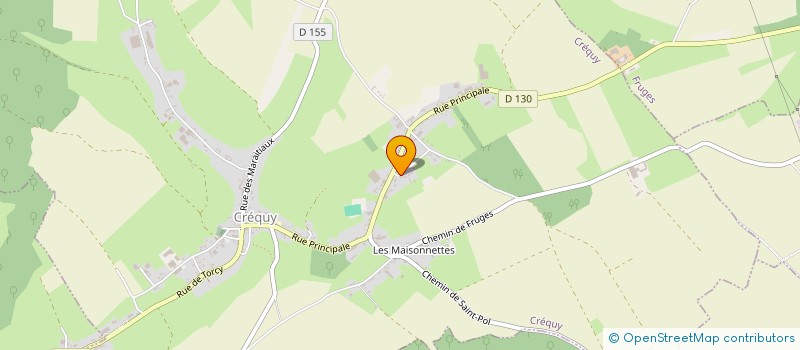 localisation de l'entreprise COMITE DES FETES ET DES OEUVRES SOCIALES DE COUPELLE NEUVE  COUPELLE-NEUVE