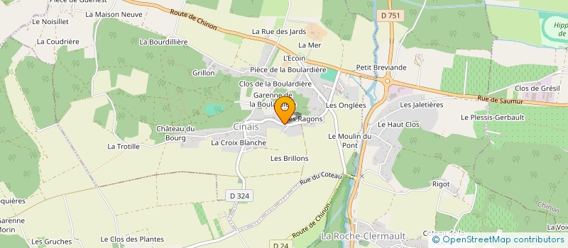 localisation de l'entreprise COMITE DES FETES ET DES SPORTS  CINAIS