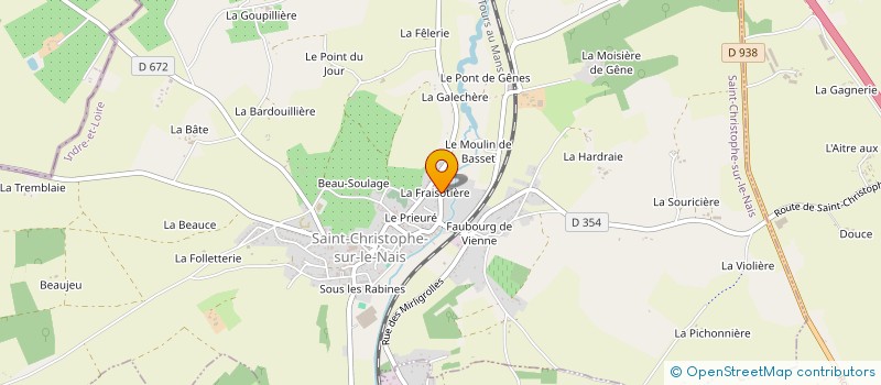 localisation de l'entreprise COMITE DES FETES ET DU PELERINAGE DE SAINT CHRISTOPHE SUR LE NAIS  SAINT-CHRISTOPHE-SUR-LE-NAIS