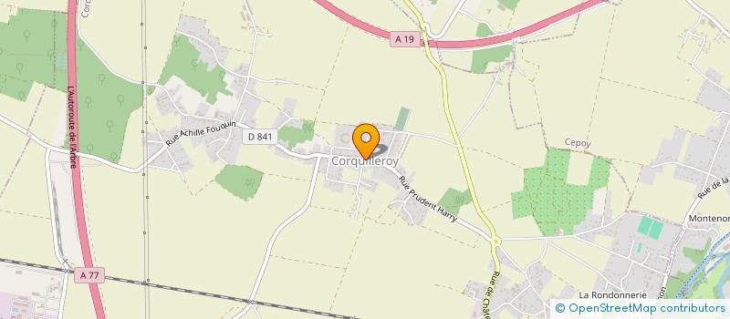 localisation de l'entreprise COMITE DES FETES ET LOISIRS à CORQUILLEROY