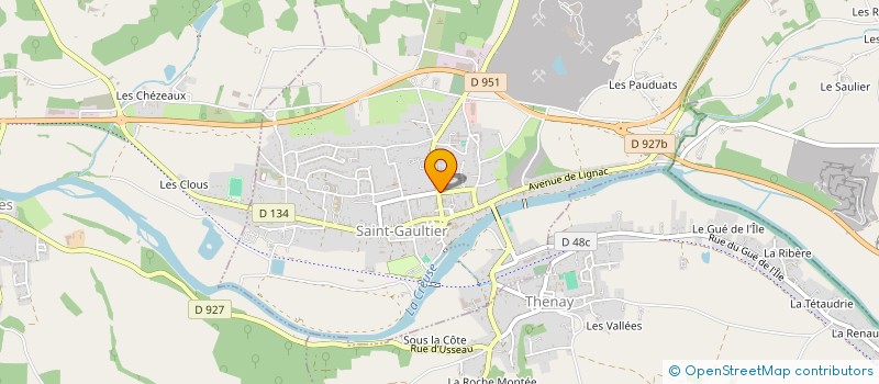 localisation de l'entreprise COMITE DES FETES ET LOISIRS à SAINT-GAULTIER