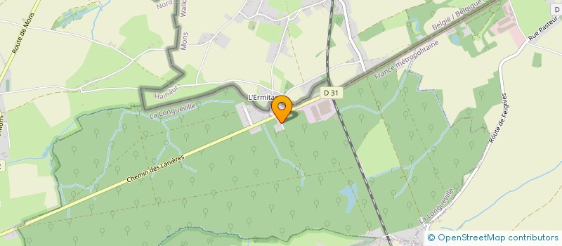 localisation de l'entreprise COMITE DES FETES ET LOISIRS DU HAMEAU DES LANIERES  LA LONGUEVILLE