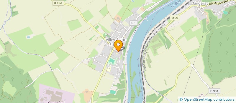 localisation de l'entreprise COMITE DES FETES ET TRADITIONS  VILLEY-SAINT-ETIENNE