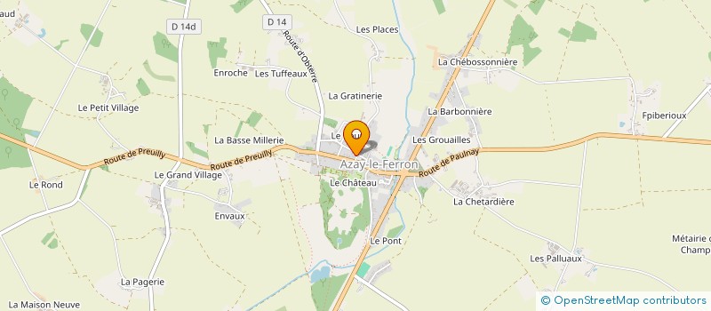 localisation de l'entreprise COMITE DES FETES FERRONNAIS à AZAY-LE-FERRON