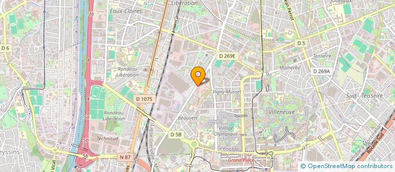 localisation de l'entreprise COMITE DES FETES GENDARMERIE OFFNER GRENOBLE  GRENOBLE