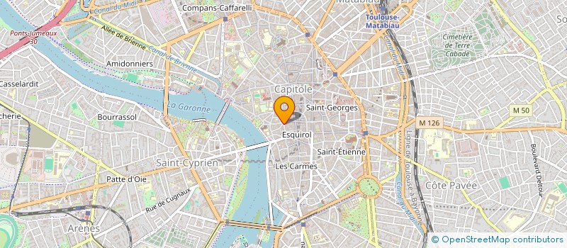localisation de l'entreprise COMITE DES FETES GENDARMERIE TOULOUSE SAINT MICHEL à TOULOUSE