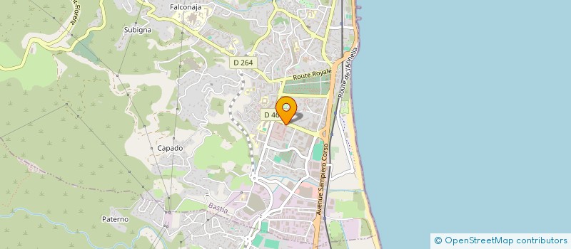 localisation de l'entreprise COMITE DES FETES I ZITELLI DI BASTIA à BASTIA