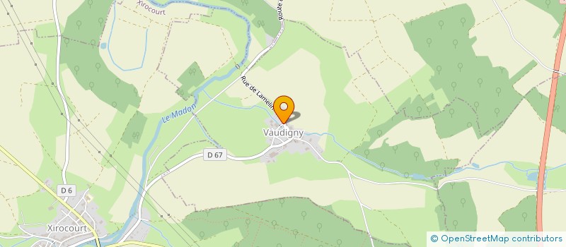 localisation de l'entreprise COMITE DES FETES INTERCOMMUNAL  VAUDIGNY