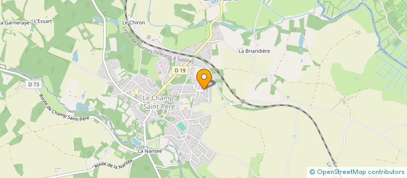 localisation de l'entreprise COMITE DES FETES LE CHAMP SAINT PERE  LE CHAMP-SAINT-PERE