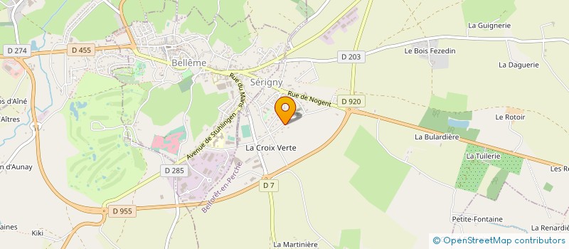 localisation de l'entreprise COMITE DES FETES LE THEIL EN FETE à VAL-AU-PERCHE