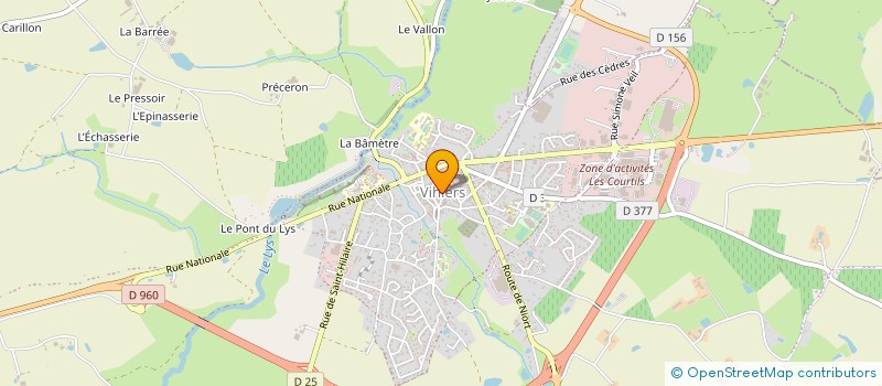 localisation de l'entreprise COMITE DES FETES LE VOIDE à LYS-HAUT-LAYON