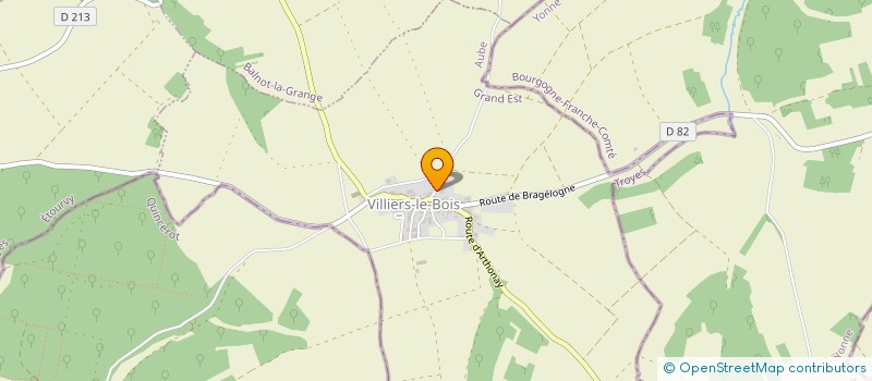 localisation de l'entreprise COMITE DES FETES LES LOUPS DE VILLIERS  VILLIERS-LE-BOIS