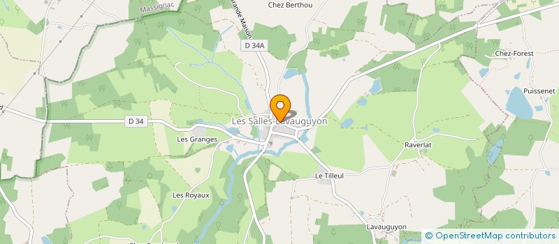localisation de l'entreprise COMITE DES FETES LES SALLES LAVAUGUYON à LES SALLES-LAVAUGUYON