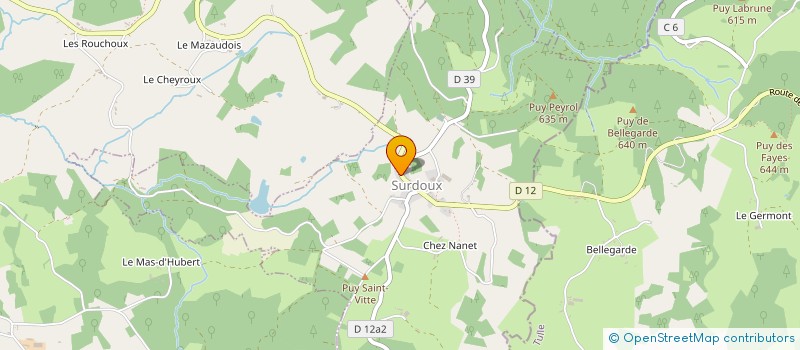 localisation de l'entreprise COMITE DES FETES LES SURD'YNAMIQUES  SURDOUX