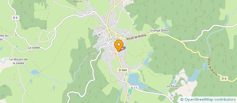localisation de l'entreprise COMITE DES FETES LORMOIS à LORMES
