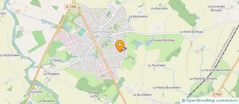 localisation de l'entreprise COMITE DES FETES LOULAYSIEN à MONTAIGU-VENDEE