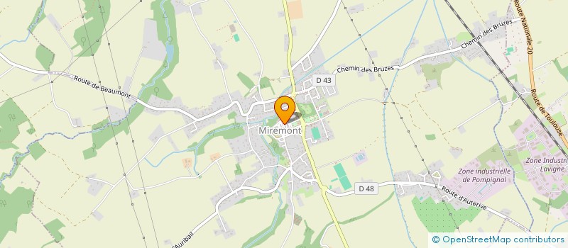 localisation de l'entreprise COMITE DES FETES MIREMONT  MIREMONT