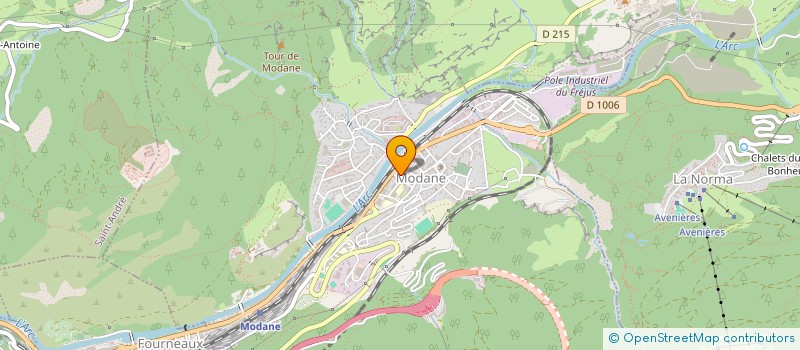 localisation de l'entreprise COMITE DES FETES MODANE LES PETITS RAMONEURS  MODANE