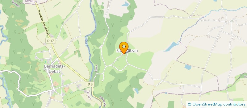 localisation de l'entreprise COMITE DES FETES MONT DE MARRAST  MONT-DE-MARRAST