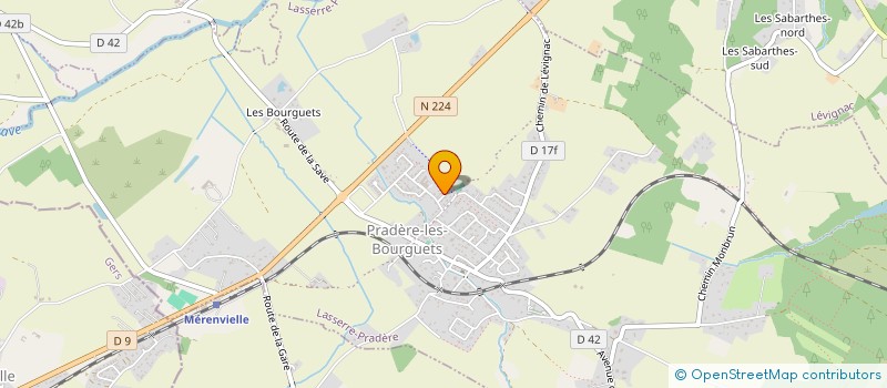 localisation de l'entreprise COMITE DES FETES MONTAIGUT SUR SAVE  MONTAIGUT-SUR-SAVE