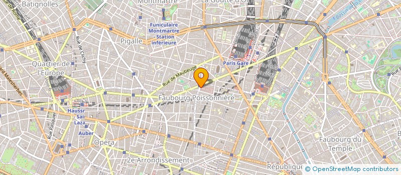 localisation de l'entreprise COMITE DES FETES NOUVELLE FRANCE ( CDFNF )  PARIS