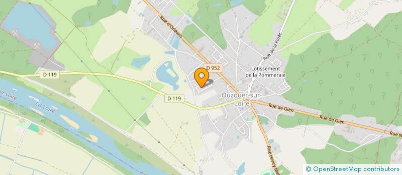 localisation de l'entreprise COMITE DES FETES OUZOUER SUR LOIRE à OUZOUER-SUR-LOIRE