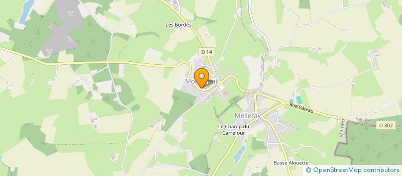 localisation de l'entreprise COMITE DES FETES PATRIMOINE ET CULTURE DE MONTMIRAIL  MONTMIRAIL