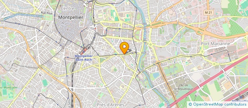 localisation de l'entreprise COMITE DES FETES PAULY DE LA CRS 56 à MONTPELLIER