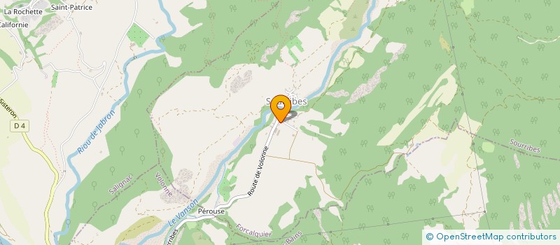 localisation de l'entreprise COMITE DES FETES PERMANENT  SOURRIBES