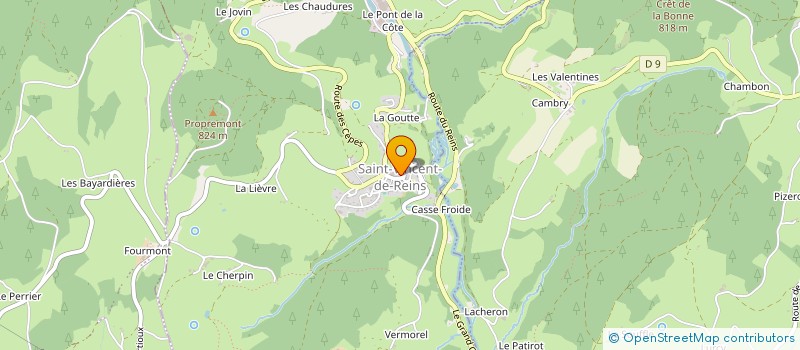 localisation de l'entreprise COMITE DES FETES PERMANENT DE LA COMMUNE DE THIZY à THIZY-LES-BOURGS