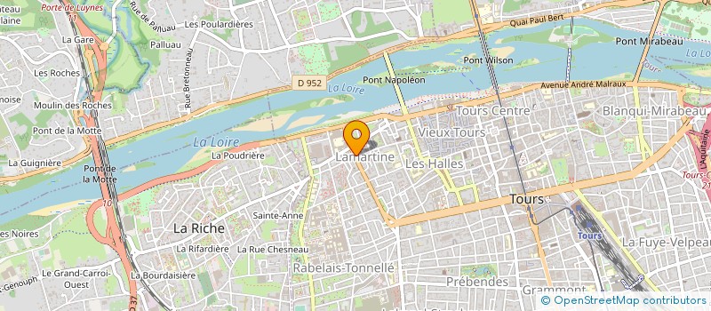 localisation de l'entreprise COMITE DES FETES QU LA RICHE à TOURS