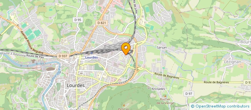 localisation de l'entreprise COMITE DES FETES QUARTIER DE SARSAN à LOURDES