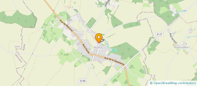 localisation de l'entreprise COMITE DES FETES ROLLOTOIS  ROLLOT