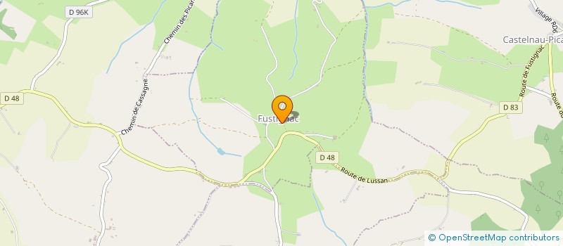 localisation de l'entreprise COMITE DES FETES SAINT ELIX LE CHATEAU  ST ELIX LE CHATEAU