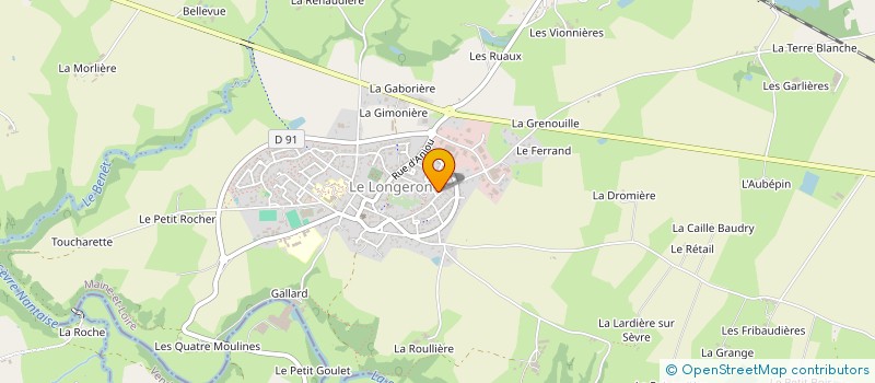 localisation de l'entreprise COMITE DES FETES SAINT MACAIRE EN MAUGES à SEVREMOINE