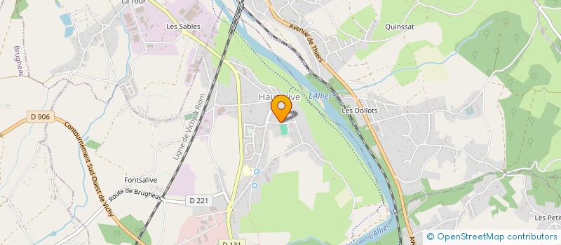 localisation de l'entreprise COMITE DES FETES SAINT YORRE à SAINT-YORRE
