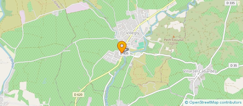 localisation de l'entreprise COMITE DES FETES SALLELES CABARDES  SALLELES-CABARDES