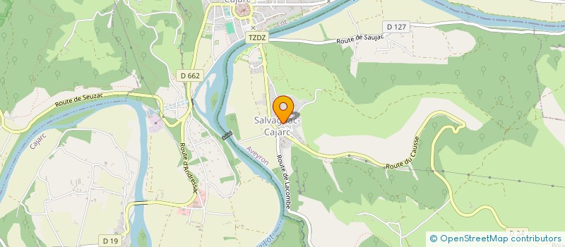 localisation de l'entreprise COMITE DES FETES SALVAGNAC CAJARC  SALVAGNAC-CAJARC