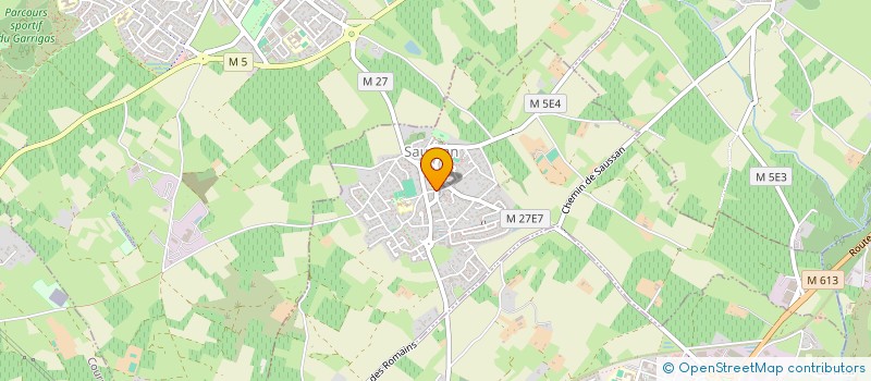 localisation de l'entreprise COMITE DES FETES SAUSSANAIS  SAUSSAN