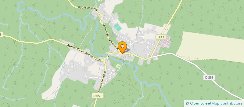 localisation de l'entreprise COMITE DES FETES SORE à SORE